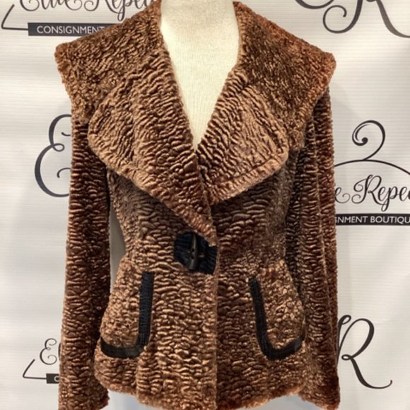 SURABAYA PARIS SZ 1 FAUX FUR JACKET - Picture 2 of 7